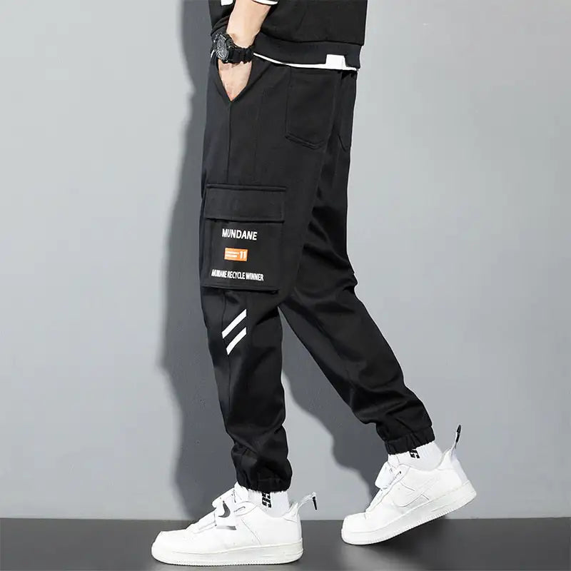 Black Cargo Pants Men