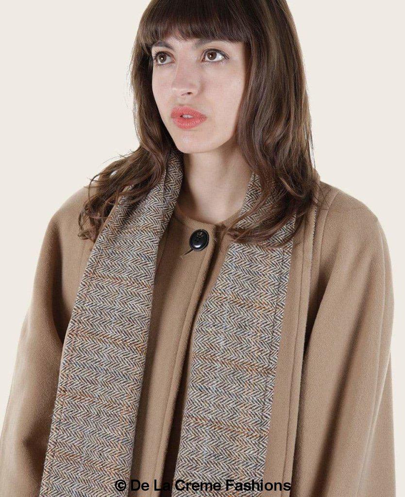 SCARPIA - Wool & Cashmere Overcoat With Scarf Detail