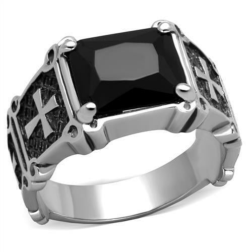 TK2055 - High polished (no plating) Stainless Steel Ring with