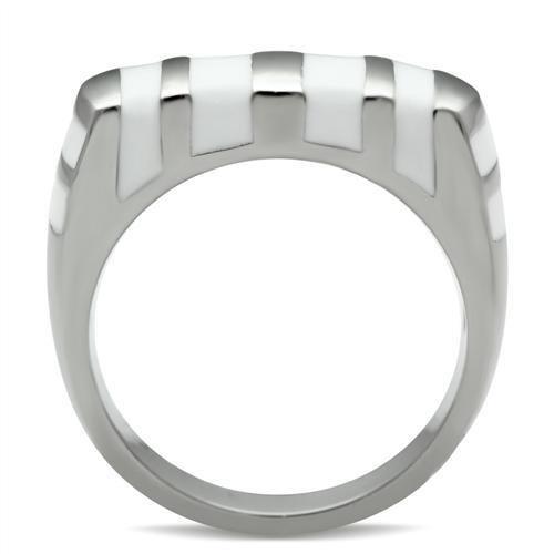 TK231 - High polished (no plating) Stainless Steel Ring with No Stone