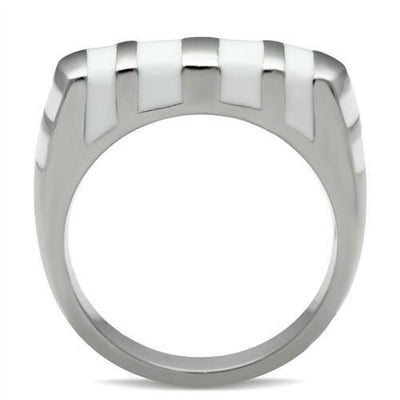 TK231 - High polished (no plating) Stainless Steel Ring with No Stone