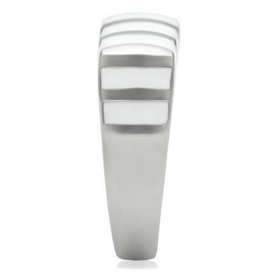 TK231 - High polished (no plating) Stainless Steel Ring with No Stone