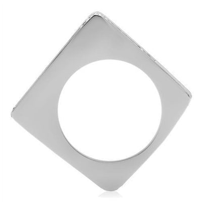 TK232 - High polished (no plating) Stainless Steel Ring with Top Grade