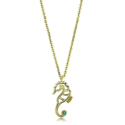 TK3296 - IP Gold(Ion Plating) Stainless Steel Necklace with Top Grade