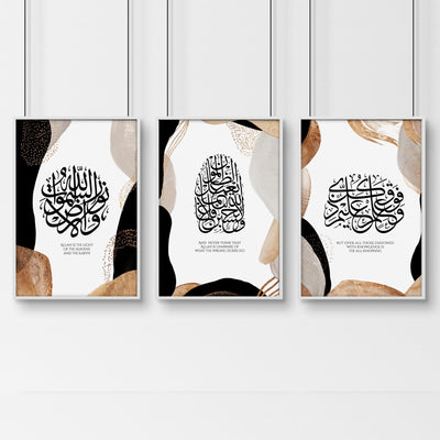 Wall art Islamic | Set of 3 wall art prints