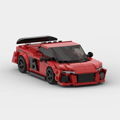 Supercar R8 Racer Brick Car Toys