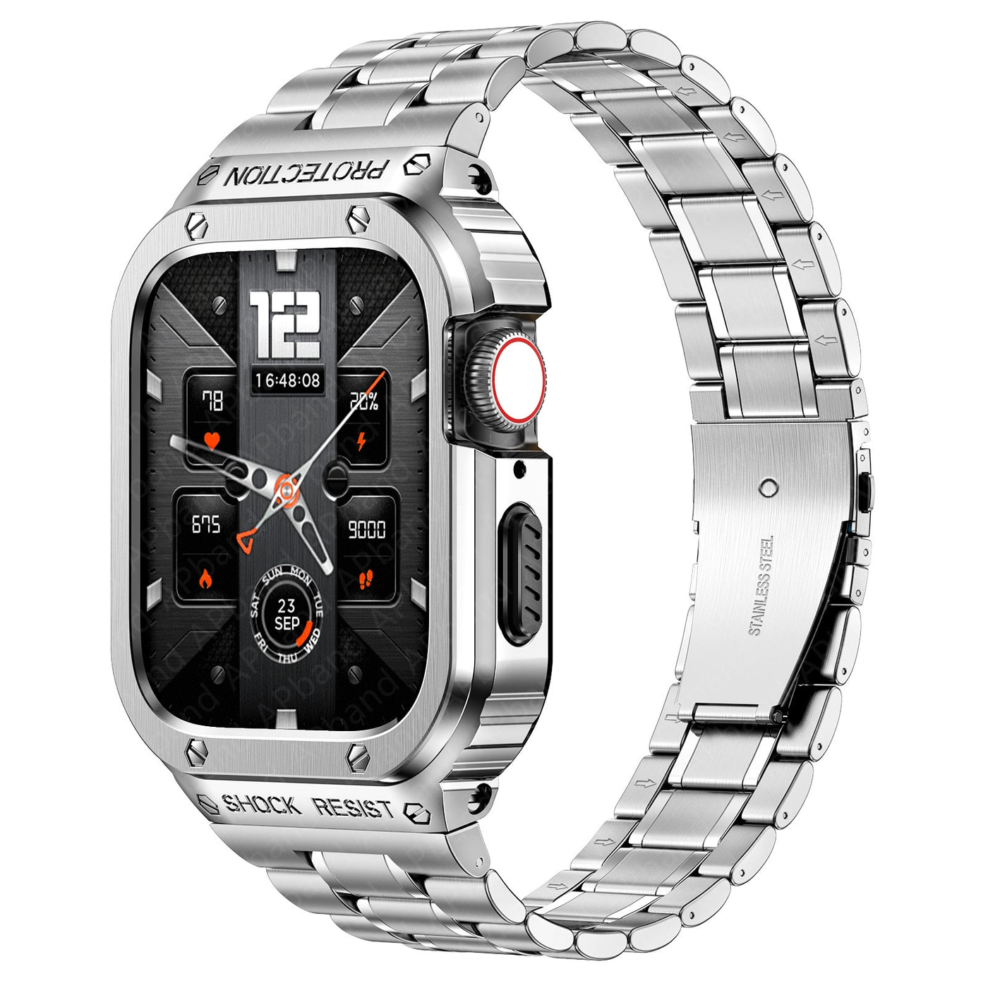 Stainless Steel Band and Case