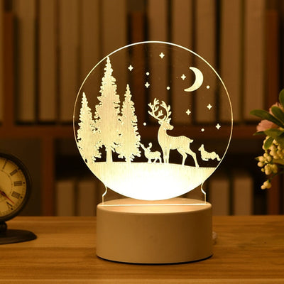 3D Led Night Light Model Toys