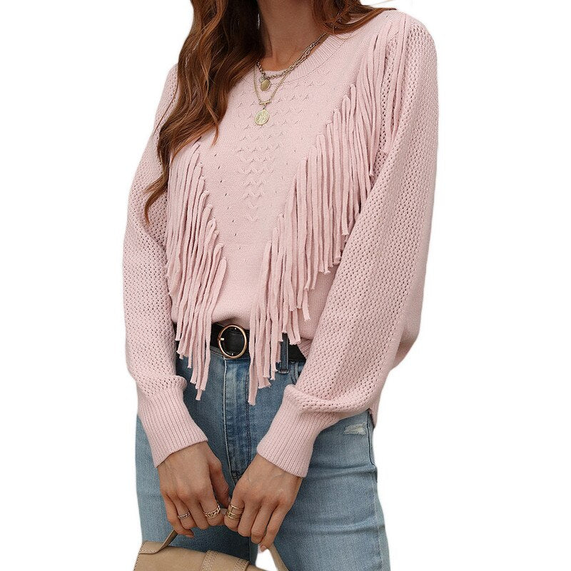 Women Tassels Autumn Sweaters