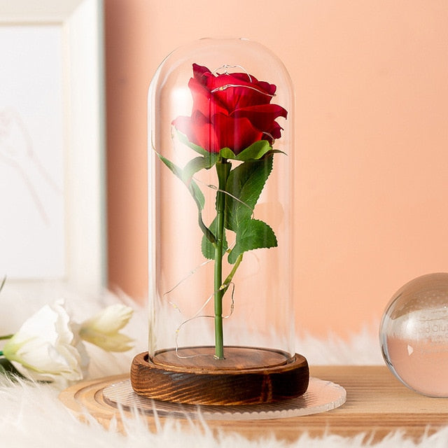 Artificial Flowers Décor In Dome