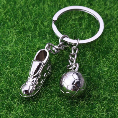 1pc Metal Soccer Shoes Keychain