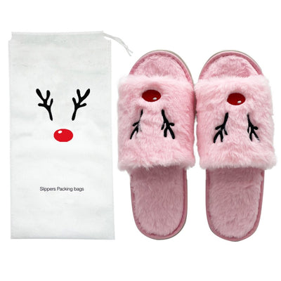 Women Christmas Slippers Plush