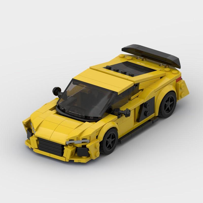 Supercar R8 Racer Brick Car Toys