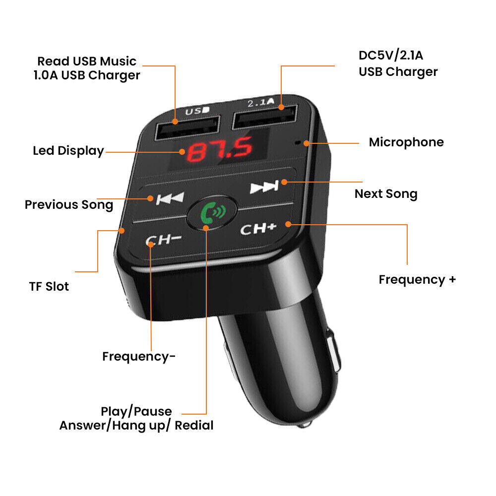 Bluetooth 5.0 Car Wireless Transmitter