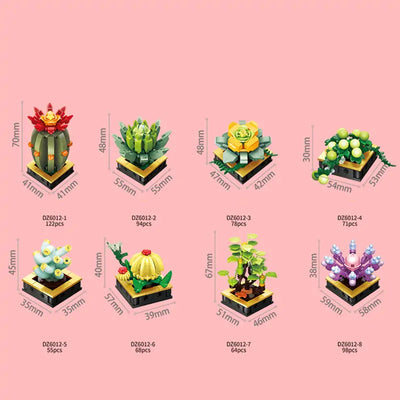 Mini Potted Plants Building Blocks