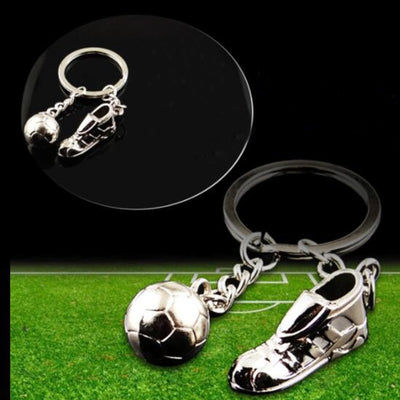 1pc Metal Soccer Shoes Keychain