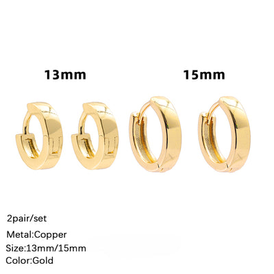 Classic Stainless Steel Ear Buckle for Women