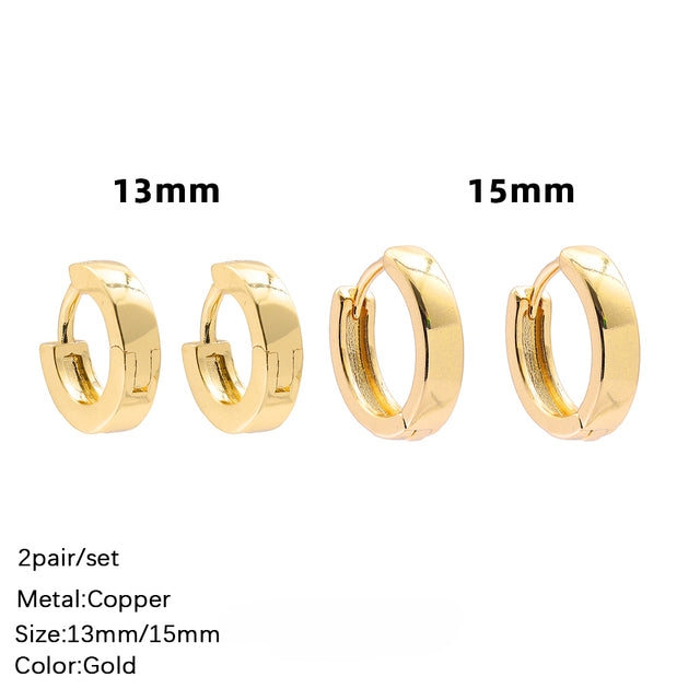 Classic Stainless Steel Ear Buckle for Women