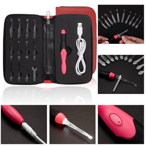 LED Crochet Hook Set