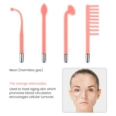 4 In 1 High-Frequency Electrode Beauty Wand