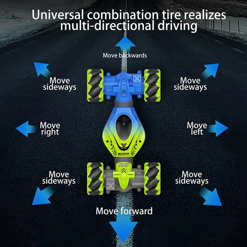 RC Watch Gesture Rotation Stunt Car