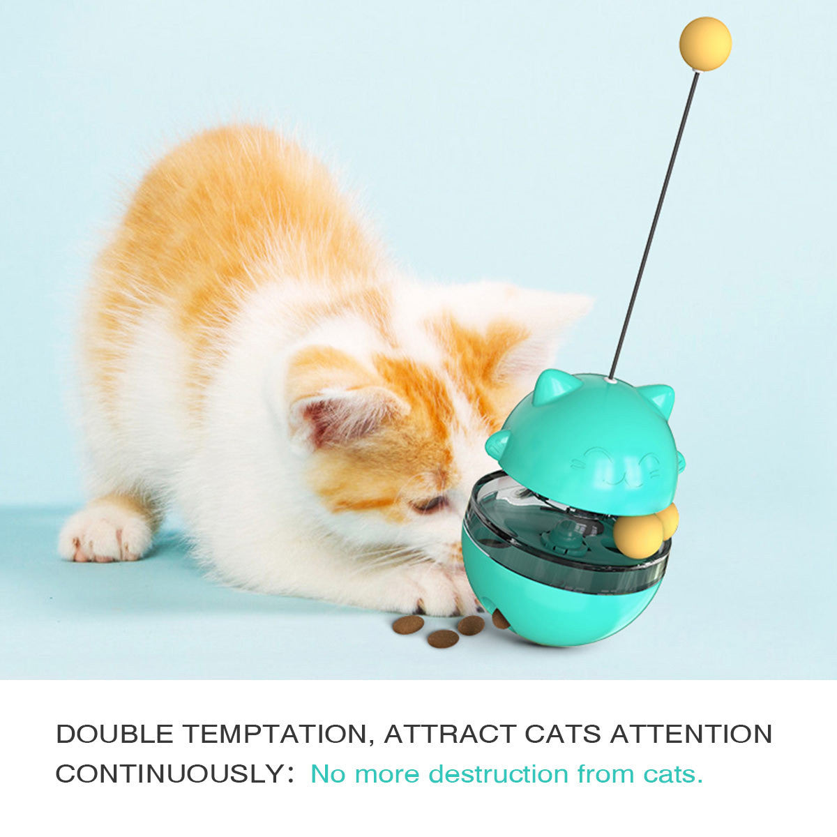 Interactive Cat IQ Treat Ball