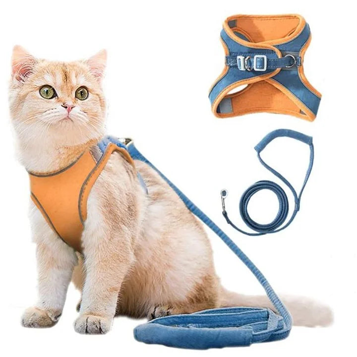 Cat Vest Harness Leash Set