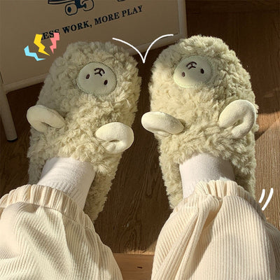 Warm Fur Winter Slippers